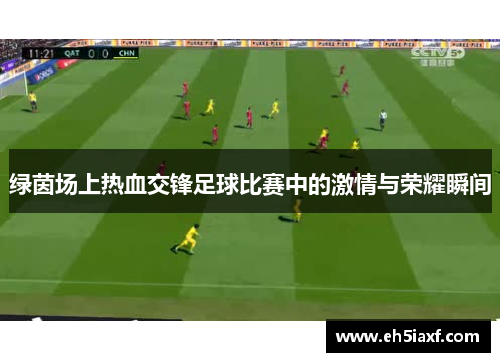 绿茵场上热血交锋足球比赛中的激情与荣耀瞬间